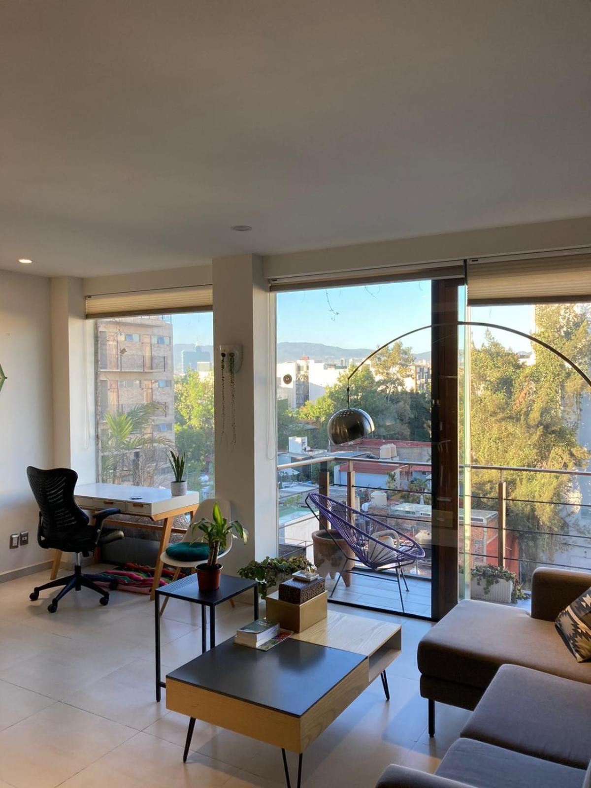 Bedroom With Private Bathroom And Terrace Right In Roma Norte Mexico City